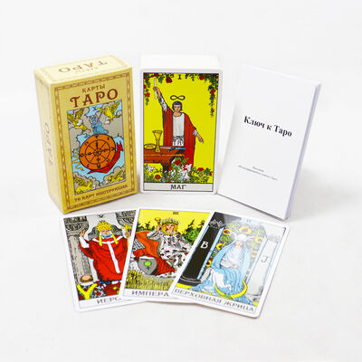 Cartas de Tarot com Design Personalizado com Impressão Offset CMYK 4 Cores e Livro de Guias Incluído