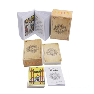Cartas de Tarot com Design Personalizado em Papel Couchê 300gsm e Livro de Instruções Incluído