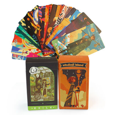 Custom Eco-Friendly Printable Tarot Cards with Glossy Finish in Custom Sizes for Promotions