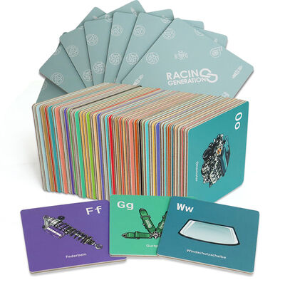 Cartas de jogar com acabamento em linho personalizado com papel 280gsm e opções de impressão personalizadas