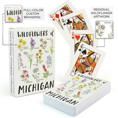 Cartões de jogo personalizados de marca corporativa Deck de presentes promocionais com impressão do logotipo da empresa e caixa de embalagem personalizada