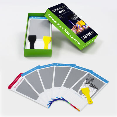 Fabricantes Jogo de Cartão Personalizado Impressão de Desenho de Jogos de Cartão para Casais Jogo de Cartão Personalizado Entretenimento Adulto Scratchcard
