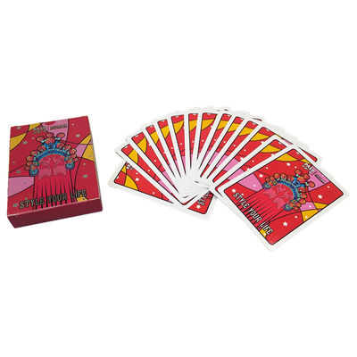 Envernizando cartões personalizados do pôquer, cartões feitos sob encomenda da ponte de 57*87mm