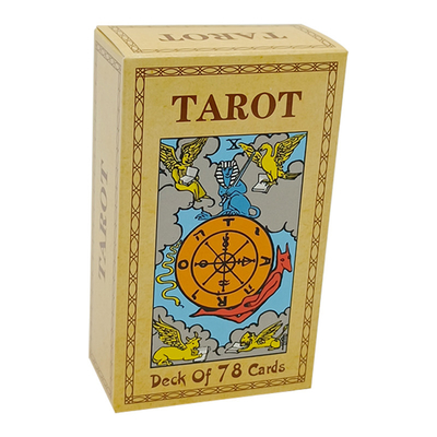 A plataforma imprimível do tarô da folha de ouro carda 57x87mm Matte Lamination